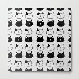 meow meow pattern! Metal Print