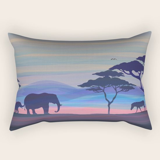 Africa Rectangular Pillow