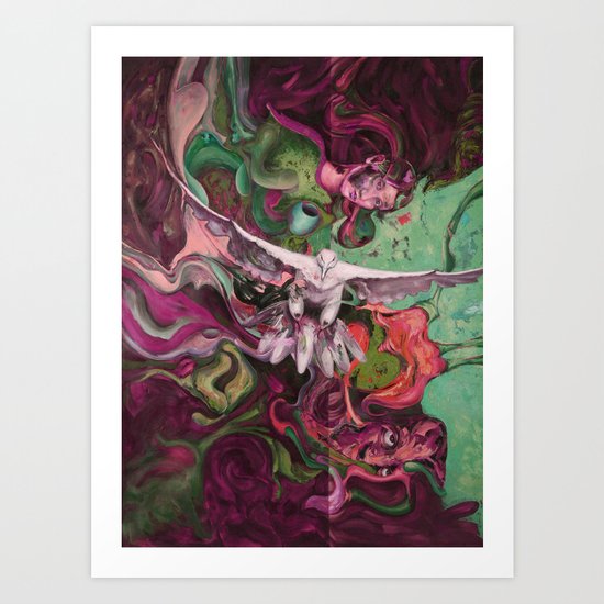 Freedom brown Art Print