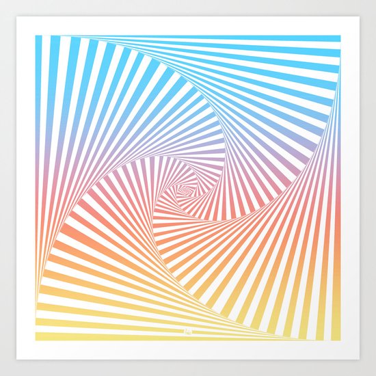 Bakana Summer Twista Art Print