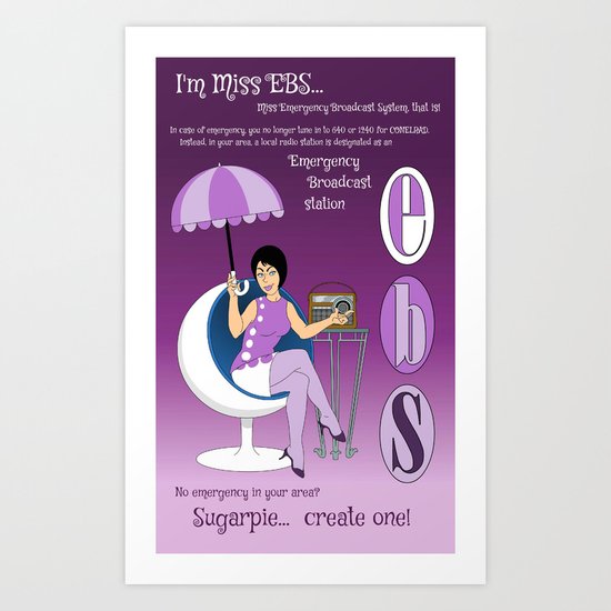 Miss EBS Art Print