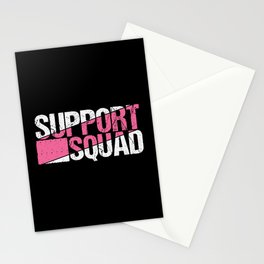 Support Squad Breast Cancer Awareness Stationery Card