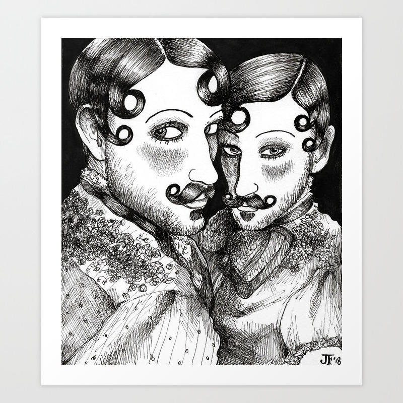 Beau Belle Brothers Art Print By Jamesfalciano Society6