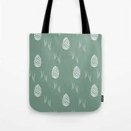 Pinecones (Graze Green) Tote Bag