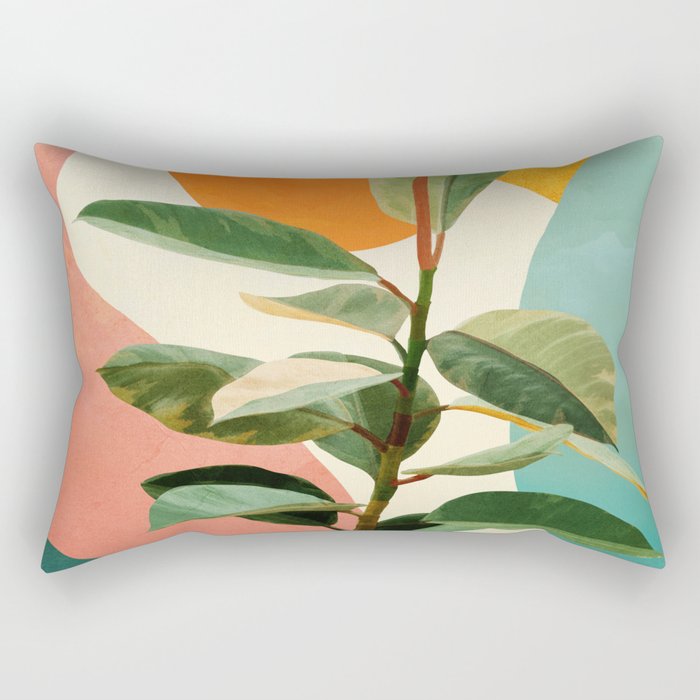 Colorful Ficus 1 Rectangular Pillow