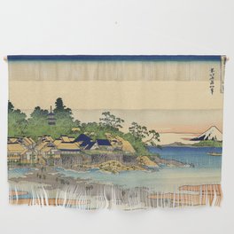 Katsushika Hokusai - Enoshima in Sagami Province Wall Hanging