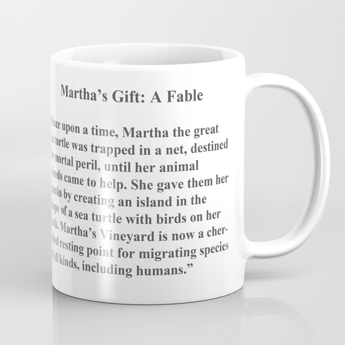 How Martha's Vineyard Got Its Shape Coffee Mug