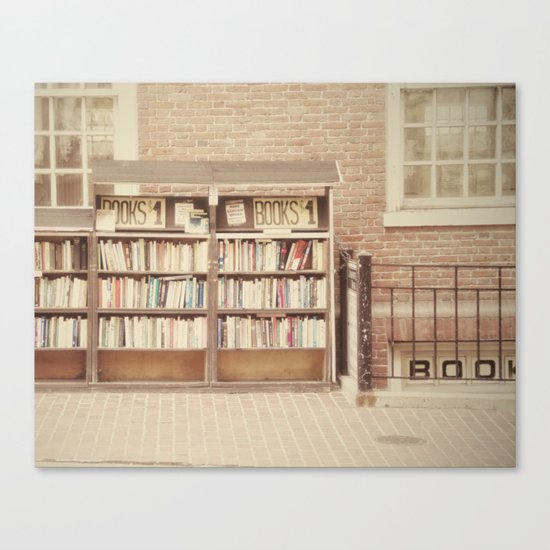 Dollar Books Canvas Print