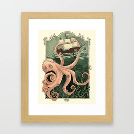 The Kraken Framed Art Print