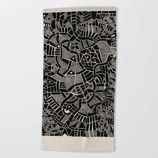 - modern - Beach Towel