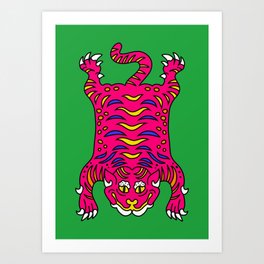 Tibetan tiger Art Print