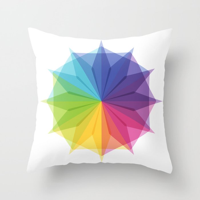 Fig. 010 Colorful Star Shape Throw Pillow