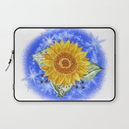 Sunflowers, Backgrounds, clipart, flower, Laptop Sleeve