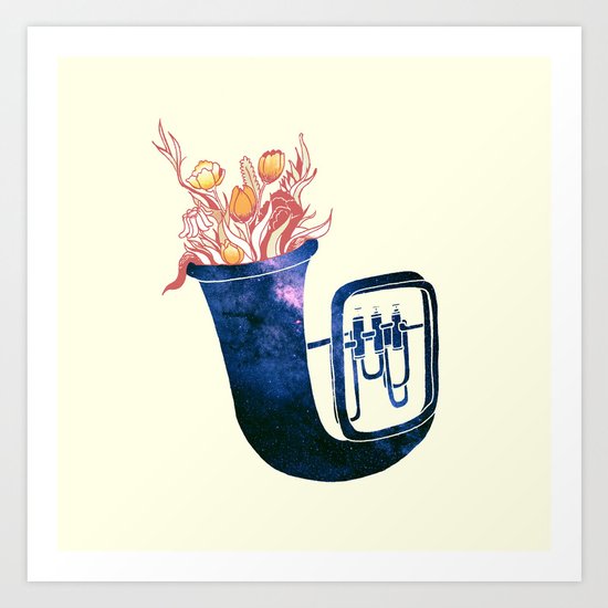 Natural Trumpet Art Print