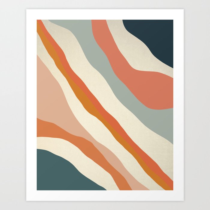 Flow Abstract Art Print Art Print
