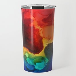 Fluid Rainbow Travel Mug