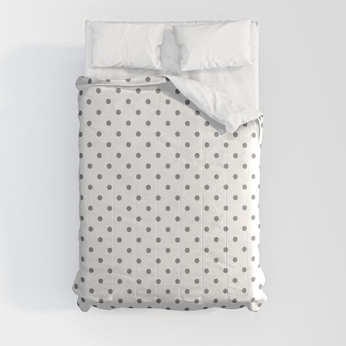 Dots (Gray/White) Comforter