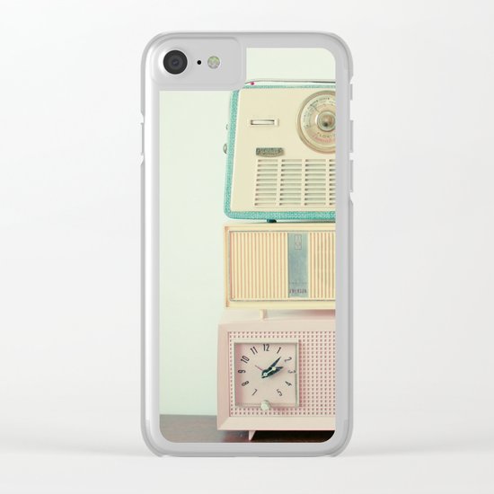 Radio Stations Clear iPhone Case