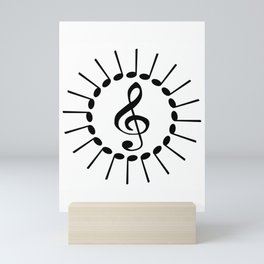 Musical Mandala Mini Art Print