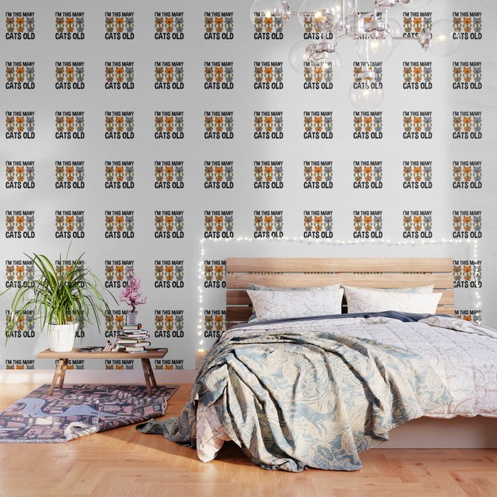 I M This Many Cats Old 2 Yr Boy Girl Birthday Idea Wallpaper