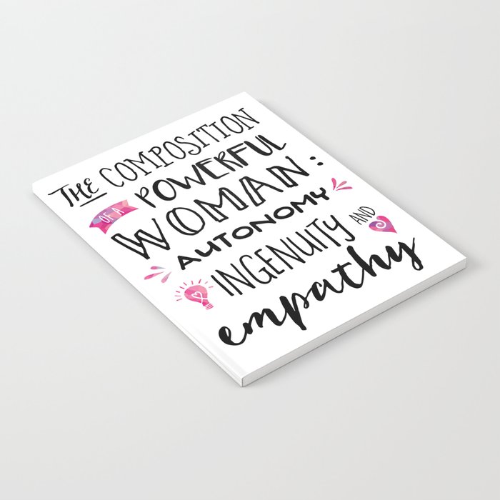 The Composition of Powerful Women Notebook