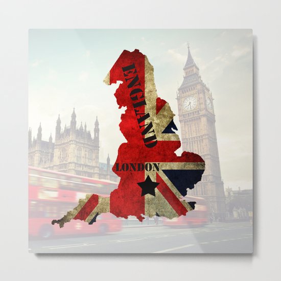ENGLAND Metal Print