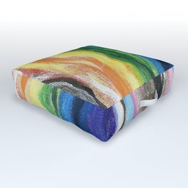pride rainbow I Outdoor Floor Cushion