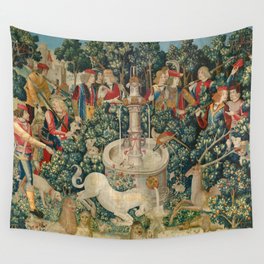 The Unicorn is Attacked (from the Unicorn Tapestries) 1495–1505 Wall Tapestry