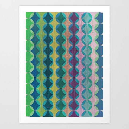 Colour Harmonies II Art Print
