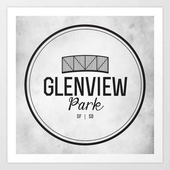 Glenview Park Art Print