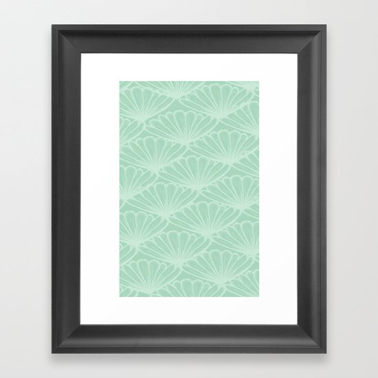 Lady in Mint Framed Art Print