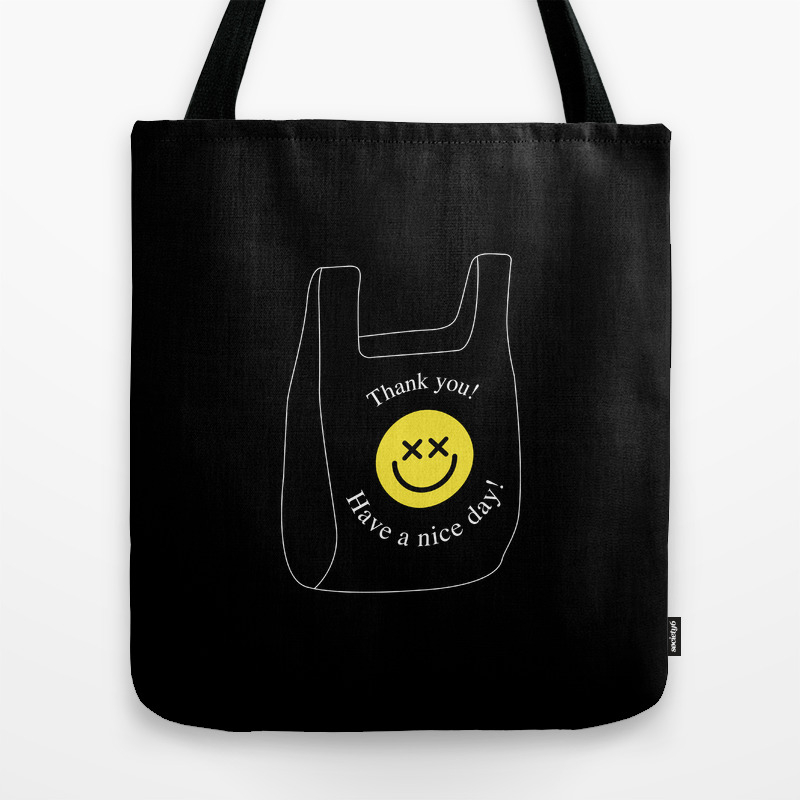 Thank You Have A Nice Day Plastic Bag Tote Bag By Danielbndz Society6