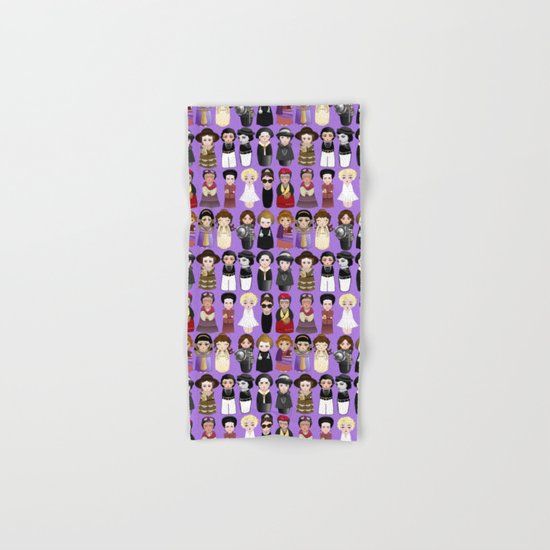 Kokeshis Women in the History Hand & Bath Towel