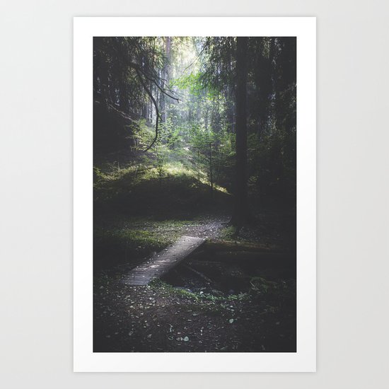 The road back is always the hardest Art Print