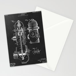 Hydrant, patent Stationery Card
