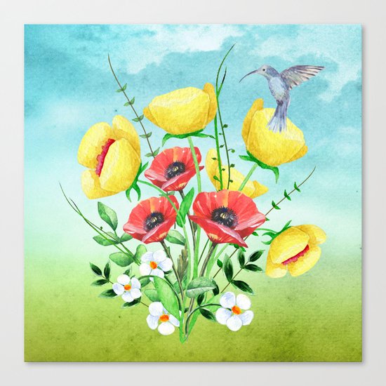 Flowers bouquet #20 Canvas Print