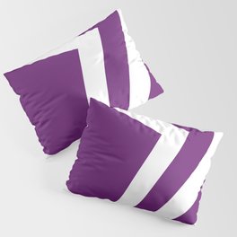 Dark purple squares background Pillow Sham