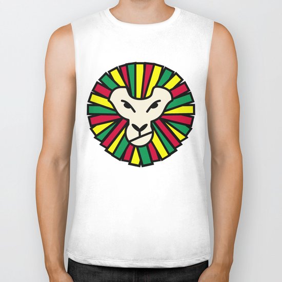 Lion Rastafari Biker Tank