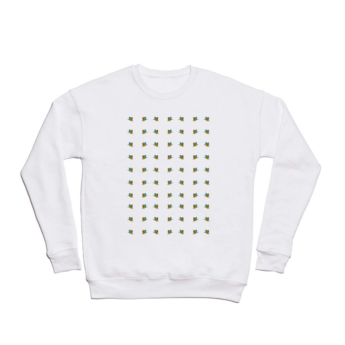 bird pattern Crewneck Sweatshirt