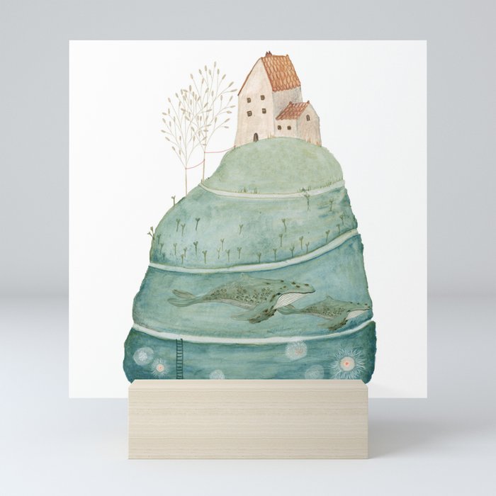 The sea house #2 Mini Art Print