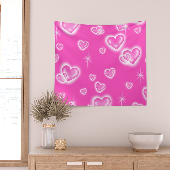 Airbrush 2025 tapestry hearts