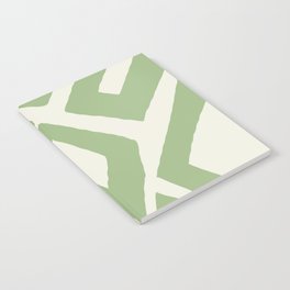 Sage Green Minimal Abstract Notebook