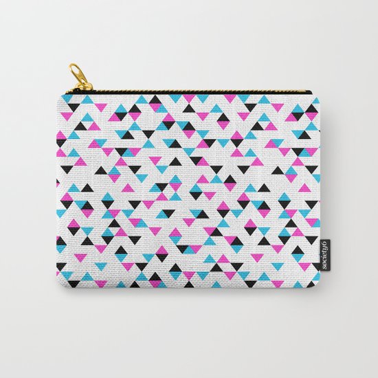 Electric Triangles Carry-All Pouch