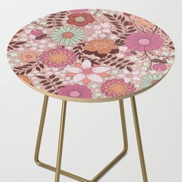 Floral Side Table