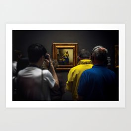Night at the museum | Dutch masters| travel photography | Johannes Vermeer | Amsterdam Europe Art Print