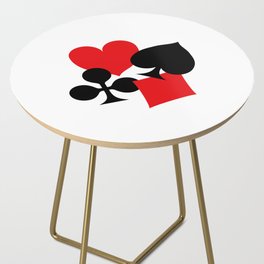 Card Suits Side Table