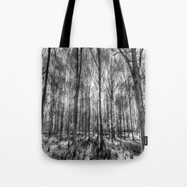 The Monochrome Forest Tote Bag