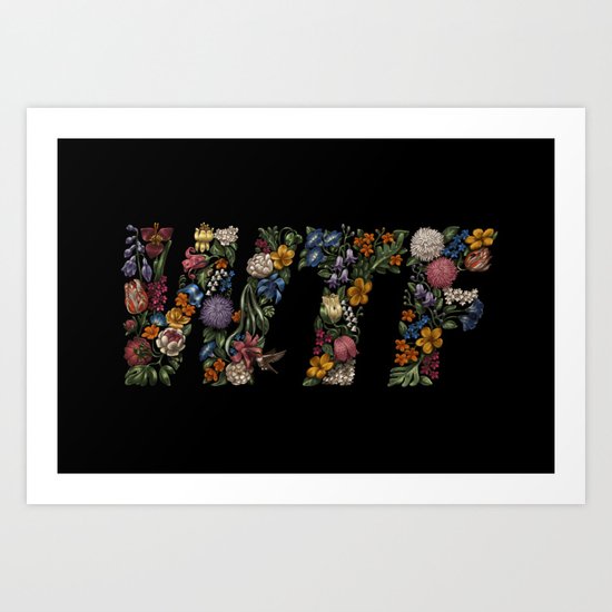 Water the Flowers Art Print