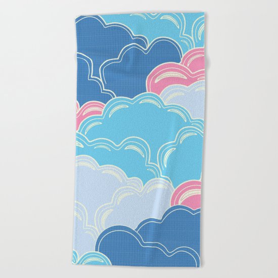 Pillows in the Sky (Clouds no.2) Beach Towel