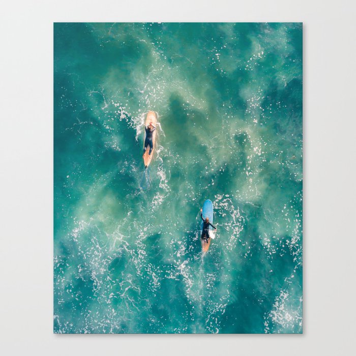 Galatic Surfers Canvas Print